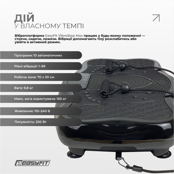 Віброплатформа EasyFit VibroStep Max SP-007142 фото