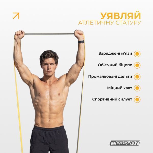Двошарова резинка для підтягування EasyFit Premium 16-32 кг SP-006946 фото