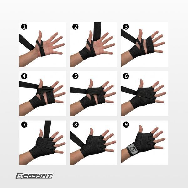 Бинти для боксу EasyFit Classic Wrap 5 м SP-007253 фото