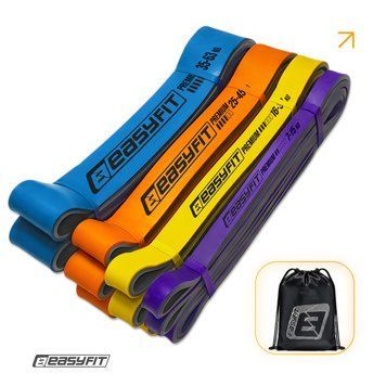 Набір двошарових резинок для підтягування EasyFit Premium 7-63 кг (4 шт) SP-006955 фото
