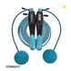 Скакалка для боксу EasyFit TwinRope 2,8 м чорний-зелений SP-007167 фото 1