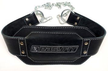Пояс для обтяжень EasyFit (шкіра) до 250 кг SP-006409 фото