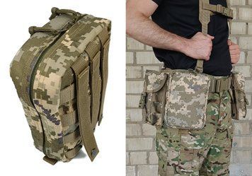 Підсумок аптечка тактична MOLLE піксель ЗСУ MM-14 для РПС, разгрузки або жилету SP-006566 фото