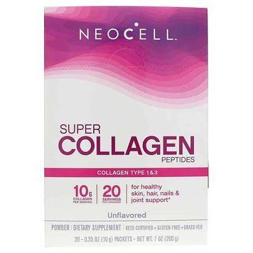 Колагенові пептиди, Super Collagen Peptides, Neocell, 20 стиків, по 10 г кожен, без смаку SP-005577 фото